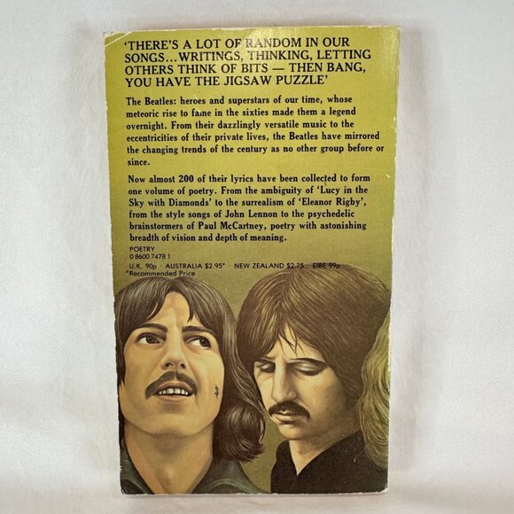 The Beatles Lyrics Paperback Pocket Book Futura Edition 1979 - Picture 2 of 11